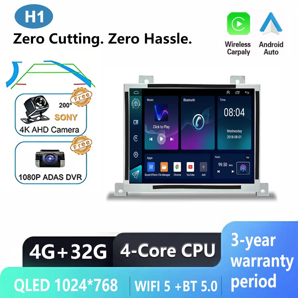 Car Stereo with Apple CarPlay & Android Auto, Compatible with Dodge Charger & Challenger (2015-2019)
