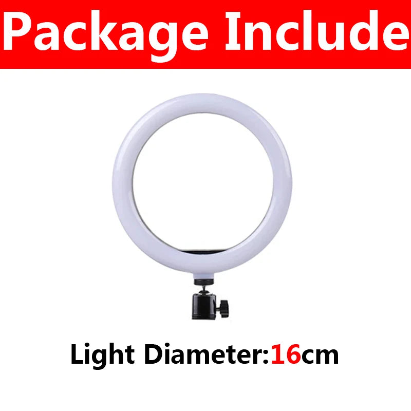 10 inches Damaged Ring Lamp Repair Replacement Parts Dimmable LED Selfie Ring Light USB Lamp Photography Ringlight for Tik tok