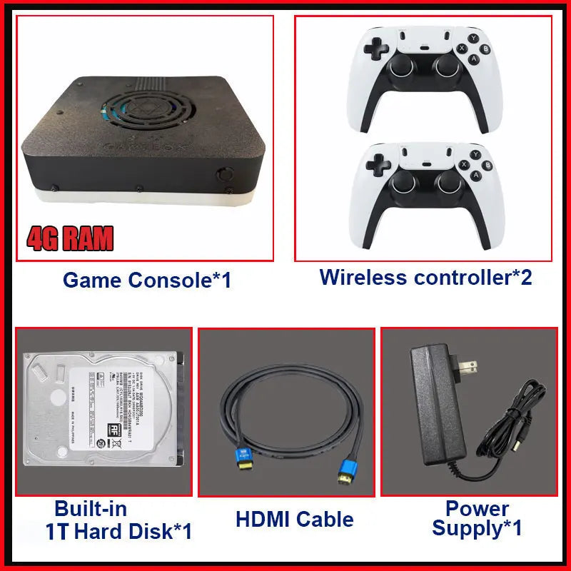 Super Console X3 Mini PC Game Console — i3 CPU, 1TB, Plug-and-Play TV, Wireless Controller