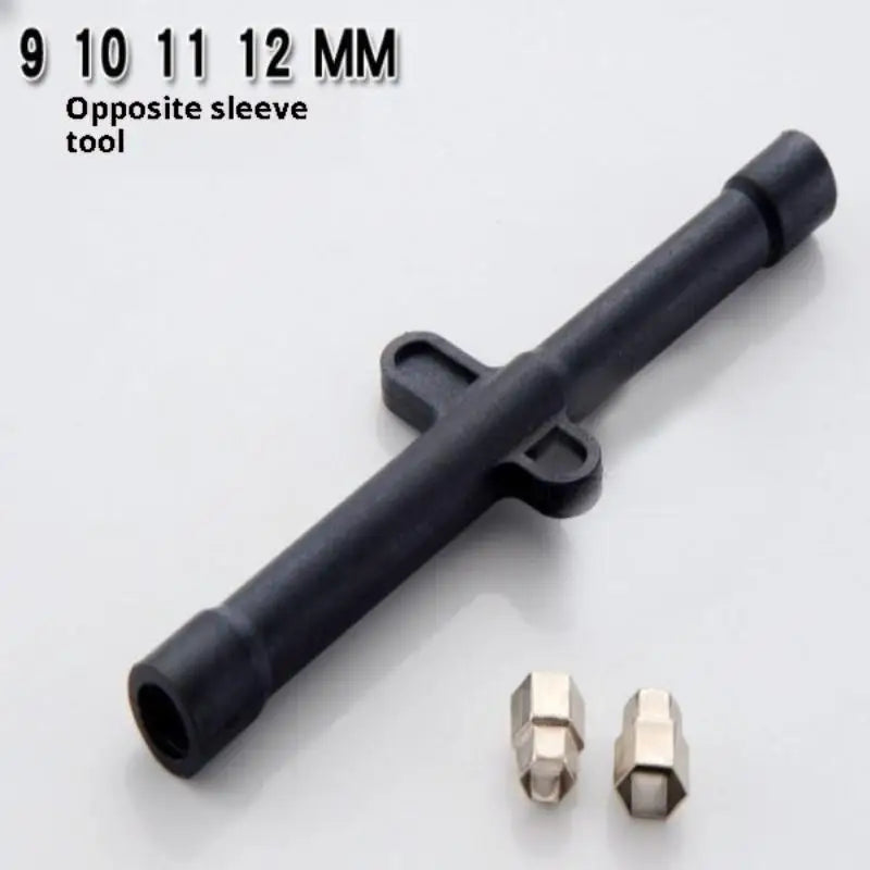 Plumbing Key 9/10/11/12mm Tap Wrench Flume Wrench Sink Faucet Socket Wrench Plumbing Tools Wrench Multifunctional Plumbing Tool