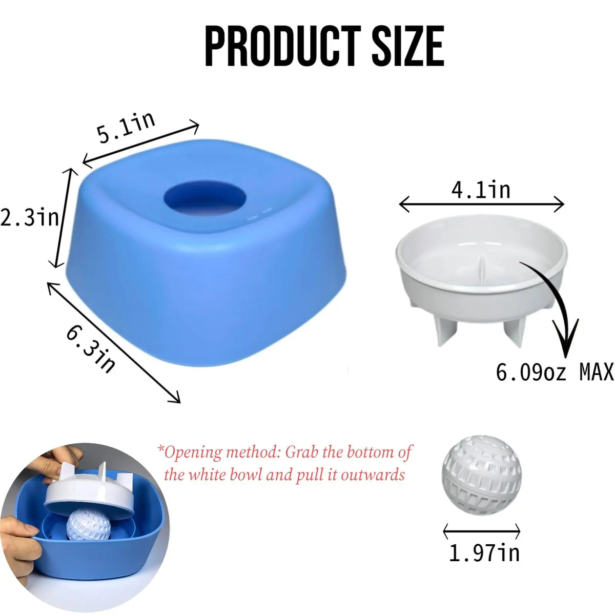 Dog Lick Bowl with Rolling Ball - Slow Feeder for Wet Food & Water - photo 9