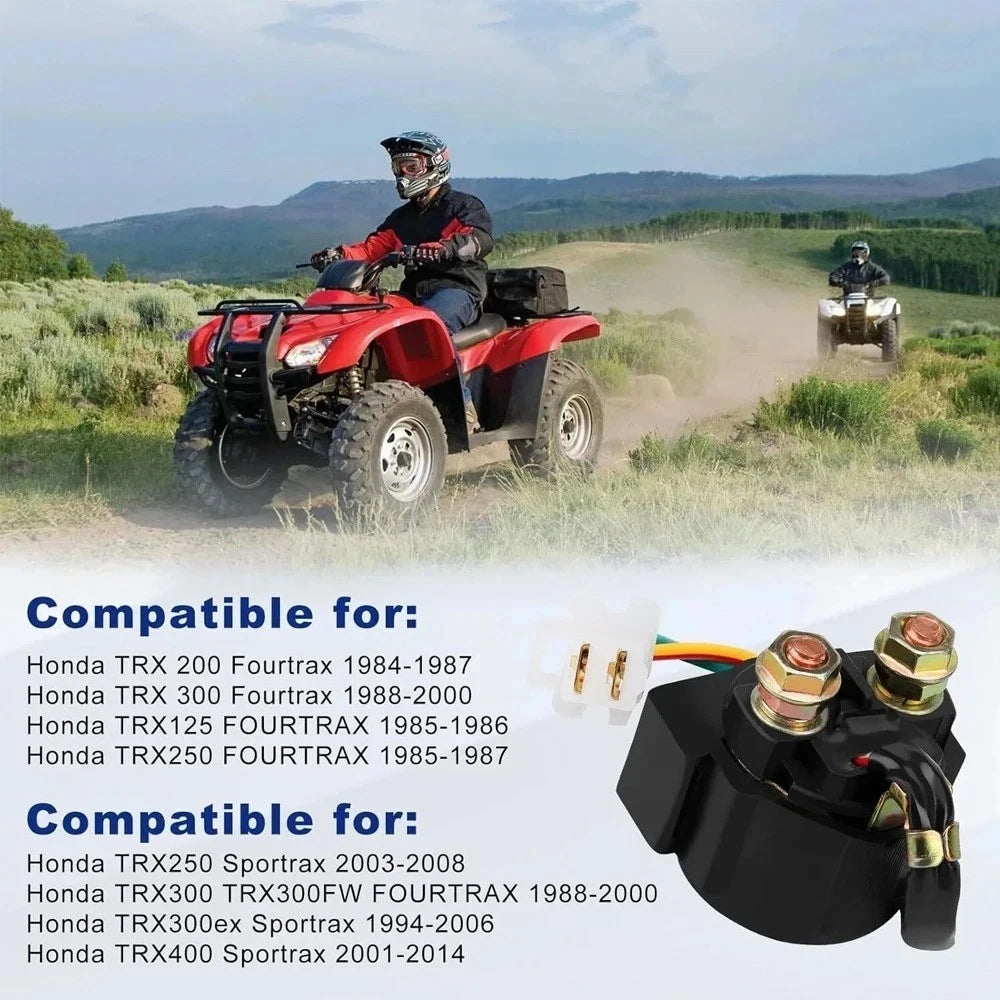 Premium Starter Solenoid Relay for Honda FourTrax 300 ATV