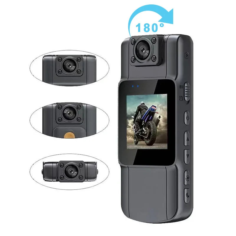 4K WiFi Mini Body Cam — Night Vision Cycling Camcorder