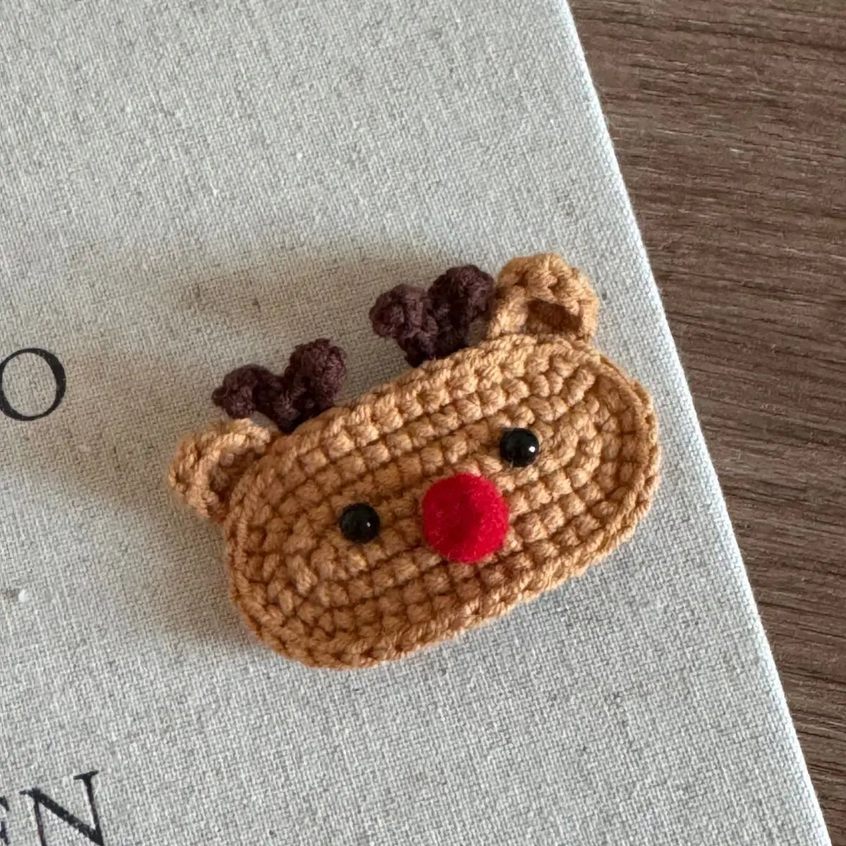 2025 Cute Crochet Hair Bow Christmas Hair Clips Knitted Hair Pins Santa Hairpins Duckbill Clip Barrettes Girls Hair Accessories