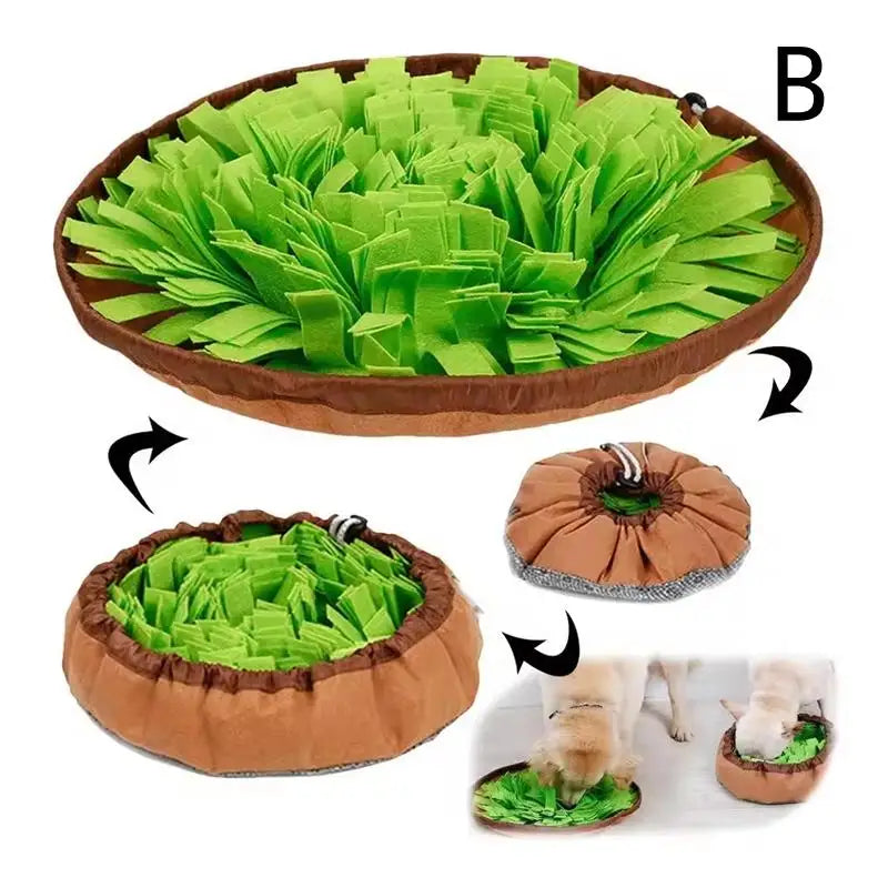 Travel Snuffle Mat for Dogs & Cats - Foraging Feed Game – photo 9