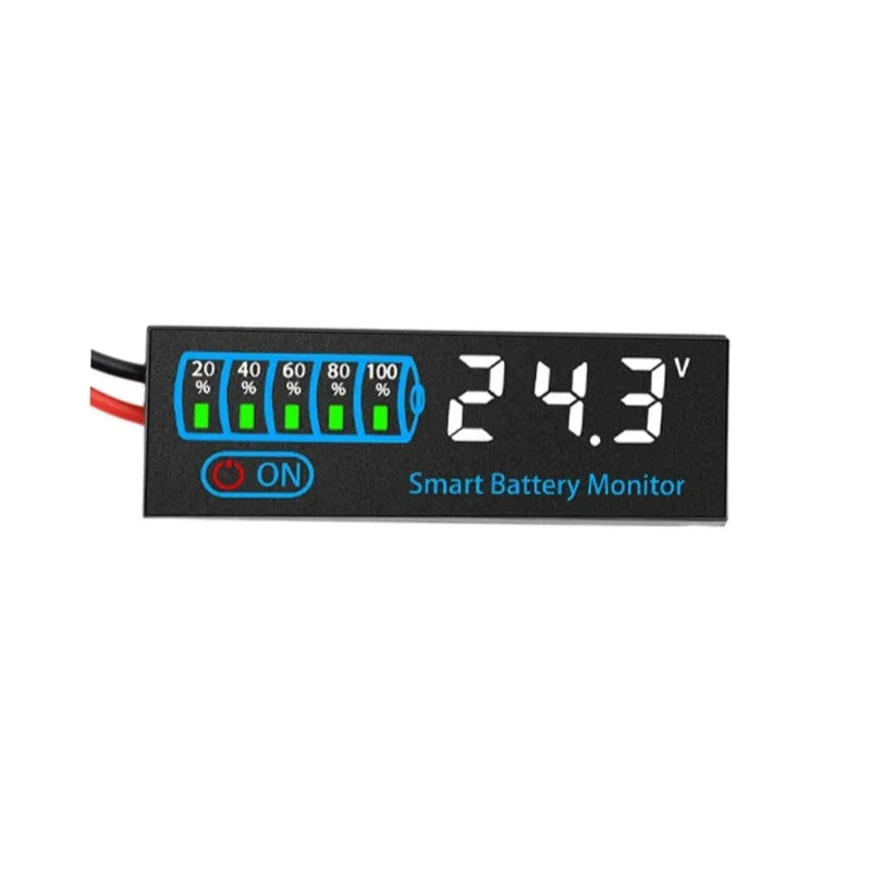DC7-40V Battery Level Indicator 12V 24V 36V 48V Acid/Lipo Lithium Battery Capacity Board Voltage Battery Charging Tester 