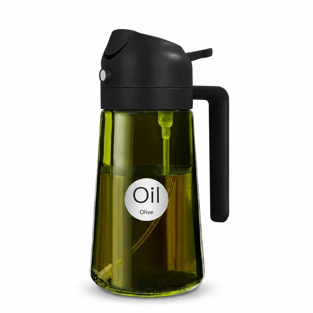 2-in-1 Oil Dispenser & Sprayer Bottle - 470ml Cooking Oil Mister - photo 13