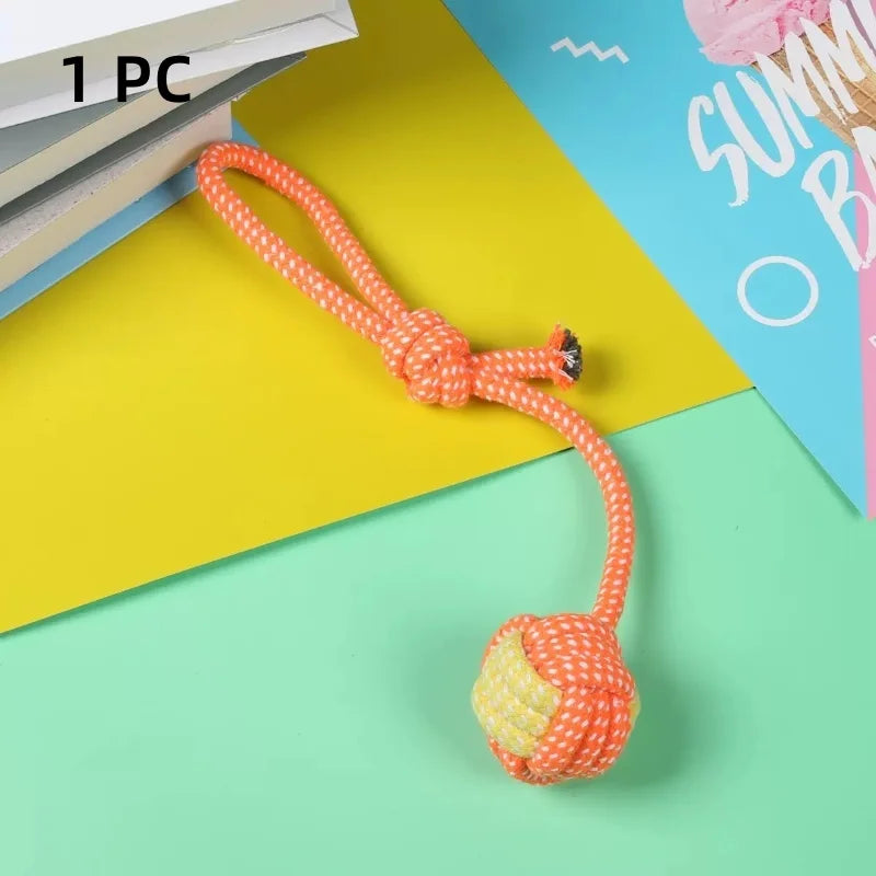 Cotton Rope Ball Dog Toy - Mini Chew Toy for Small & Large Dogs - photo 10