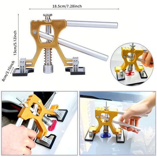 Paintless Dent Removal Tool Kit – Slide Hammer, T-Bar Puller & Suction Cups for Car Body Repair