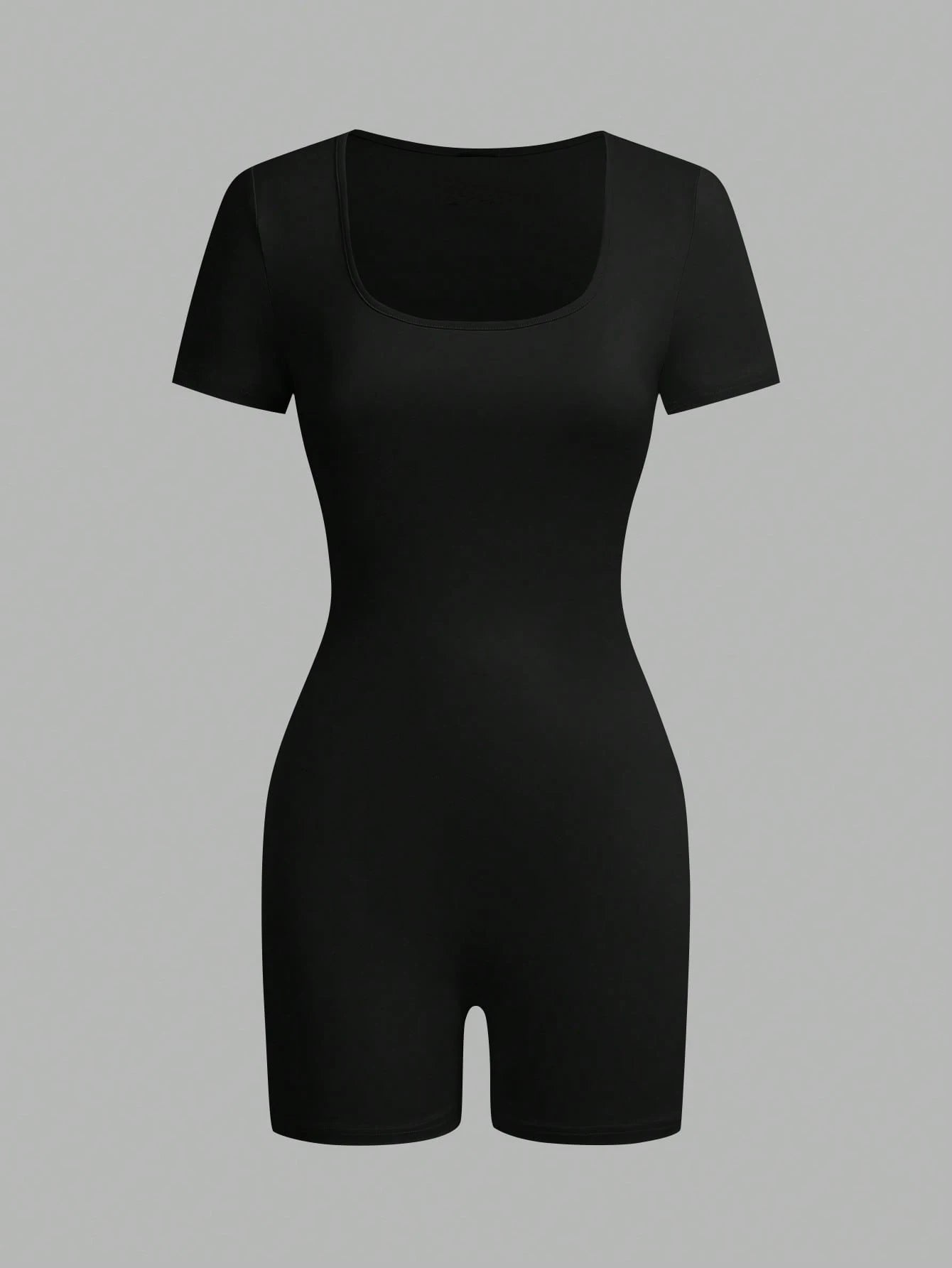 Women's Short-Sleeve Yoga Set — Stretchy Two-Piece Fitness Sports Suit