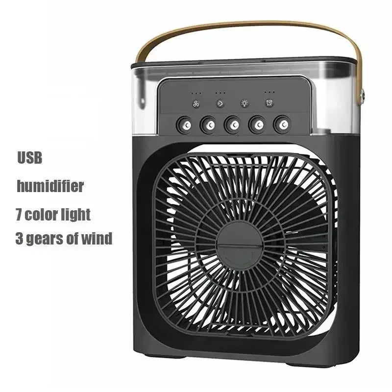 3-in-1 Personal Air Cooler – Portable Evaporative Fan, Humidifier & LED Night Light