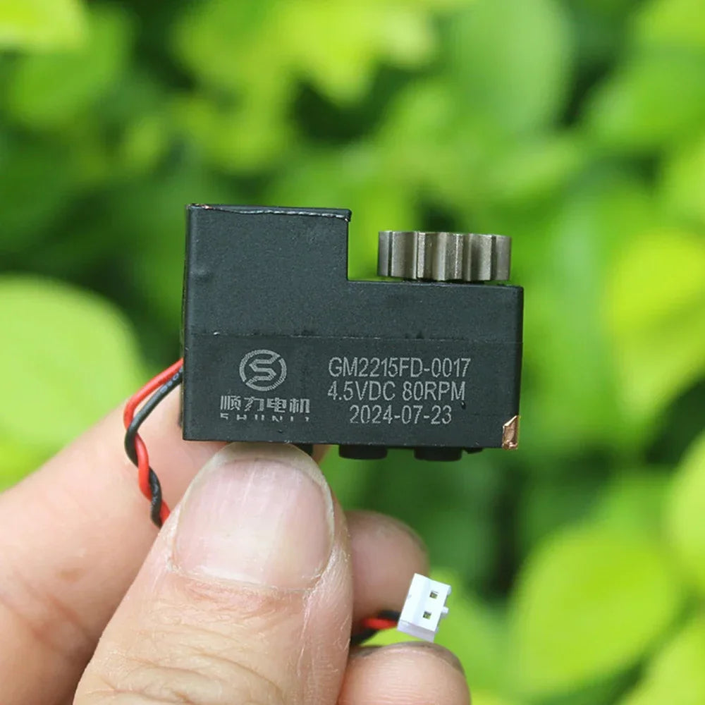Micro N10 Motor DC 3V-6V 4.5V 80rpm slow speed Engine with 11T Gear For Fingerprint intelligent Password Electronic Door Lock