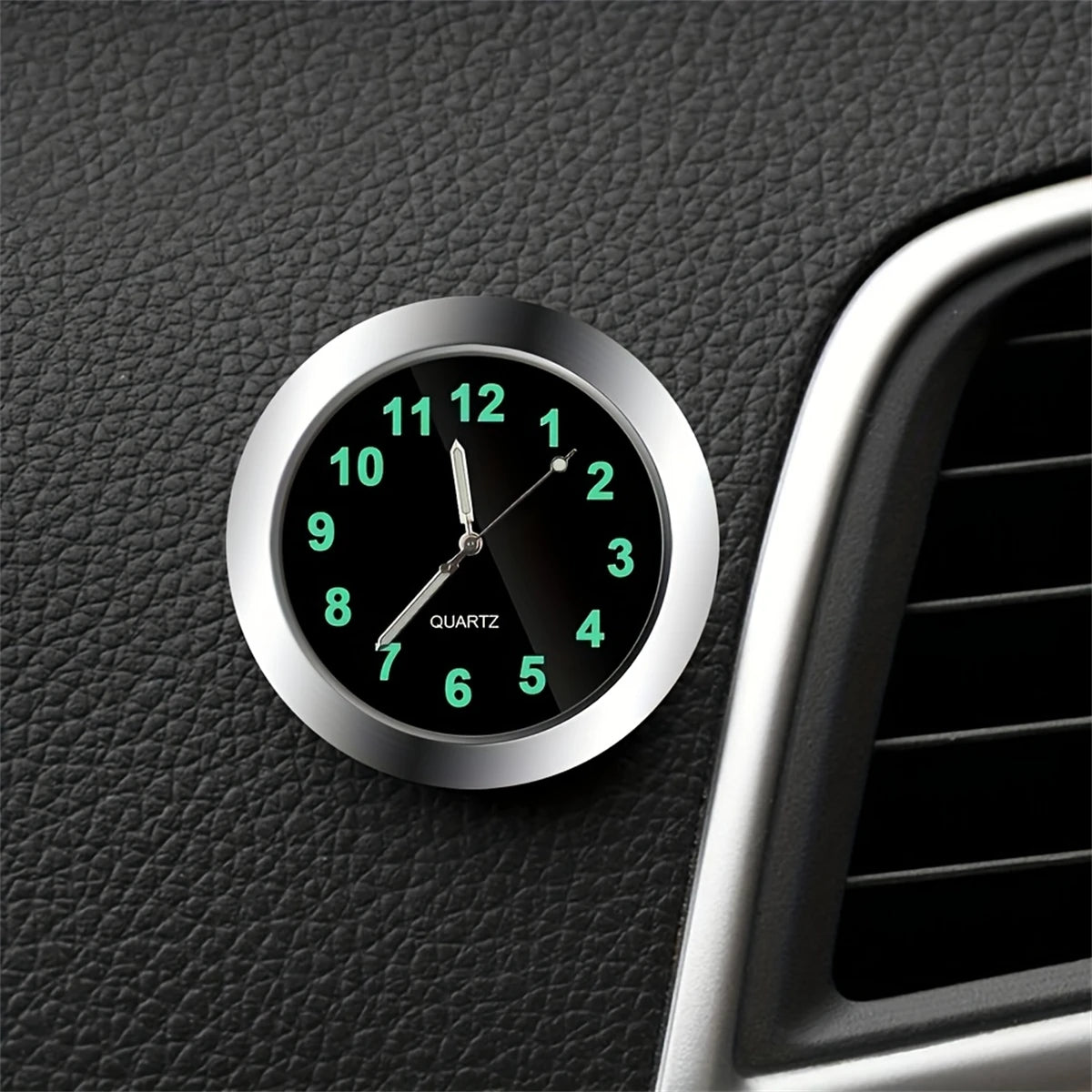 1pc Car Clock Mini Quartz Analog Car Dashboard Time Stick-On Clock Watch for Car Decoration for central control decoration