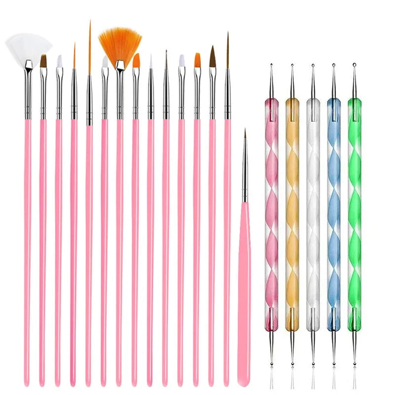 Nails Things Brushes For Manicure Set Nails Art Accessories Tools Kits Nail Supplies For Professionals Manicure Set