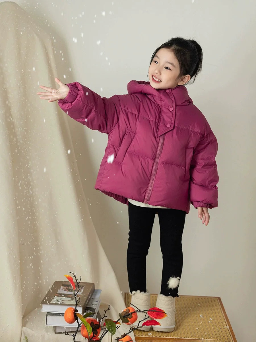 Kids Hooded Puffer Coat - Padded Winter Jacket for Ages 3-12 - photo 8
