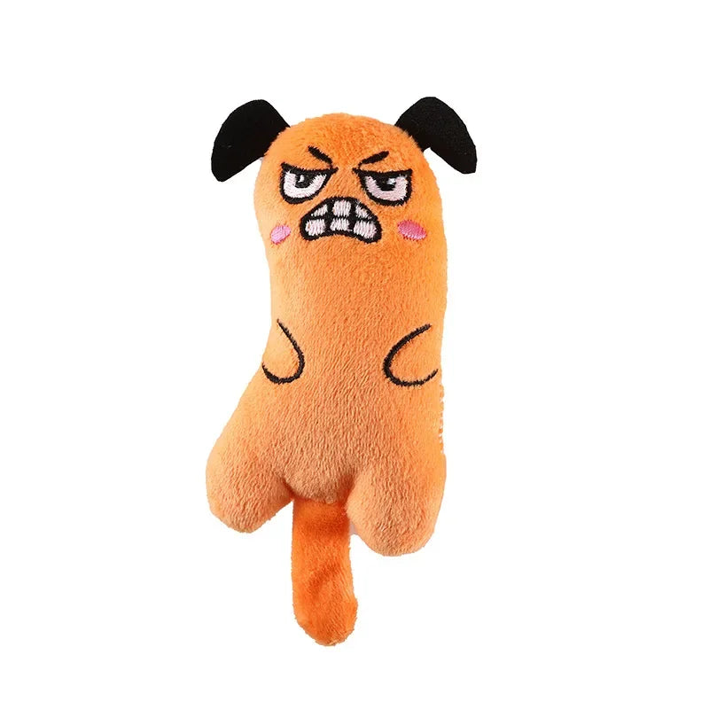 Plush Catnip Cat Toy - Mini Teeth Grinding Squeaky Toy – photo 8