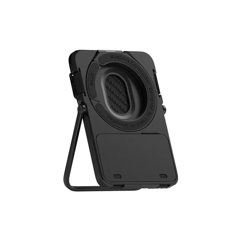 Original Ulanzi ML25 Aluminum Alloy Cardholder Phone Stand Double Side Magnetic Ring Portable Anti Scratch Foldable Fit