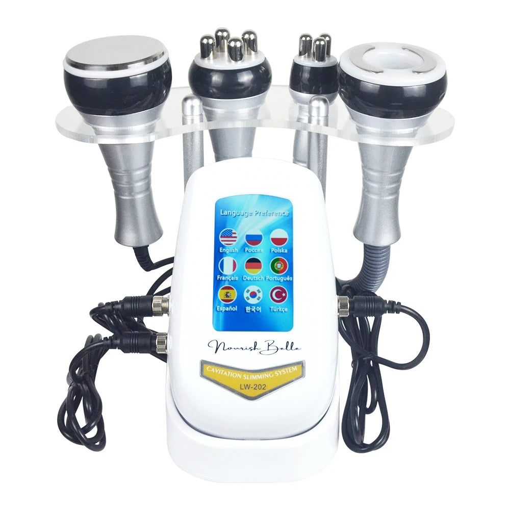 4-in-1 40K Ultrasonic Cavitation Body and Facial Care Machine