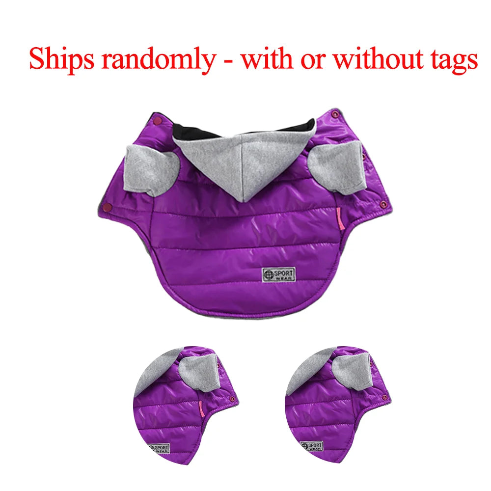 Hooded Dog Jacket - Warm Windproof Puppy Coat for Small and Medium Dogs - photo 8