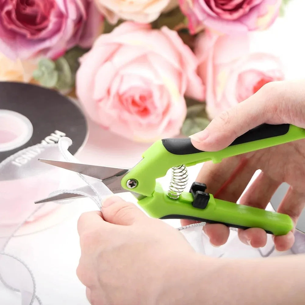 Garden Pruning Shears – Non-Slip Stainless Steel Flower, Fruit & Vegetable Scissors