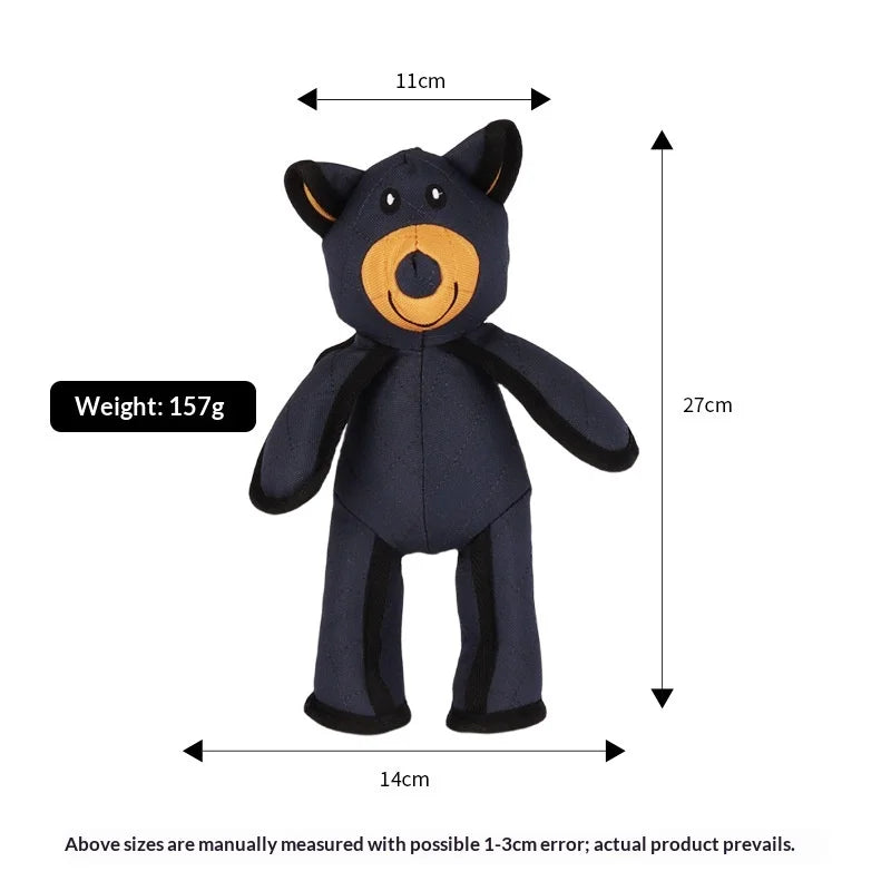 Teddy Bear Squeaky Dog Toy - Heavy Duty Plush for Chewers – photo 8