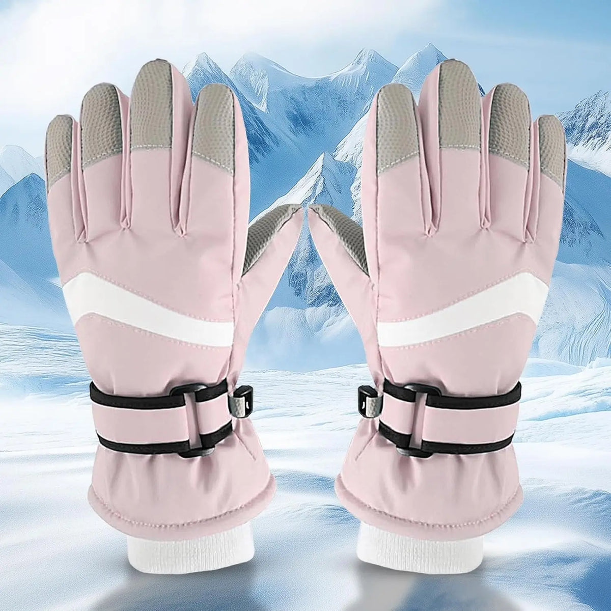 Kids Heavy-Duty Ski Gloves - Windproof Winter Sports Gloves - photo 10