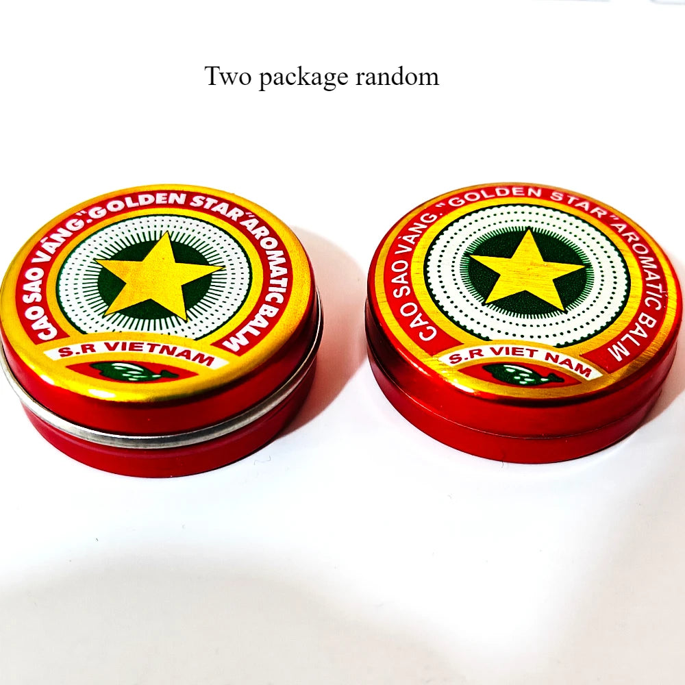 New 2025 Vietnam Summer Cooling Oil Golden Star Solid Balm Oneself Relax Essential Oil Drive Out Mosquito Fragrance