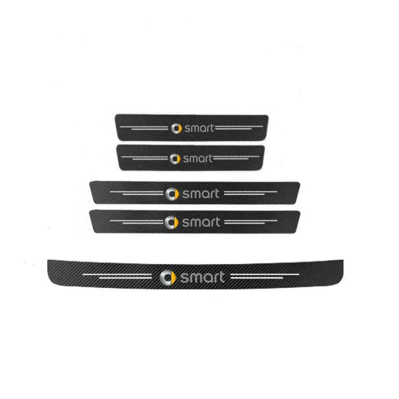 Carbon Fiber Door Threshold Protective Strip – Compatible with Smart Fortwo 450 451 453 & Forfour