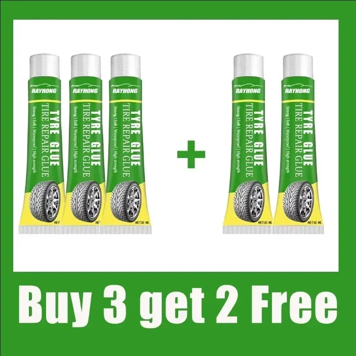 Tire Repair Glue Instant Adhesive Waterproof Multi-Purpose Adhesive Special Rubber for Car Tyres Quickly Repair Crack Holes Peel