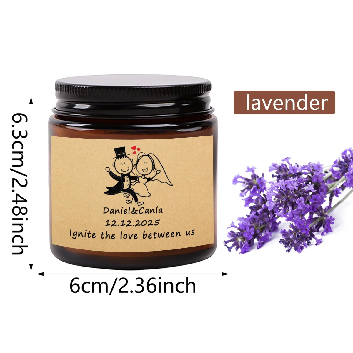 Custom Photo Scented Candle - 3.5oz Personalized Aromatherapy Gift