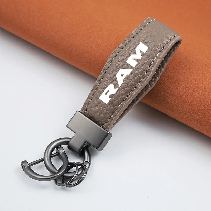 RAM Lanyard Keychain - Lychee Pattern with Gunmetal Buckle