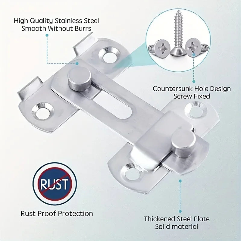 Stainless steel door lock guard - Industrial grade, sturdy and durable, safe