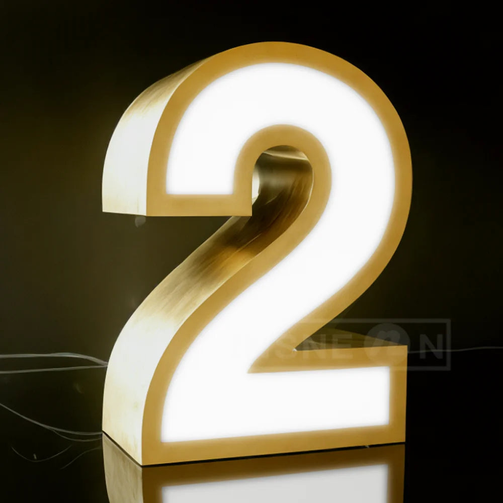 Custom 3D LED Business Sign — Illuminated Metal Letter Logo