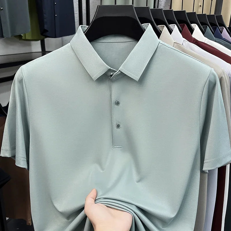 Men's Collared Polo Shirt - Quick-Dry Moisture-Wicking, Daily Wear