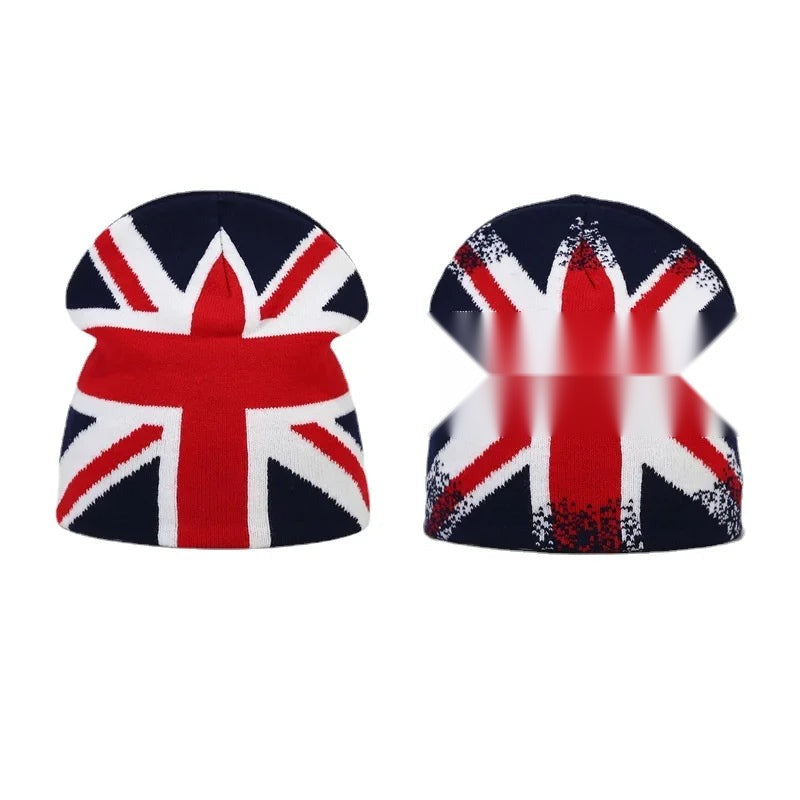 Y2K Letter Knit Beanie, Warm Ski Hat