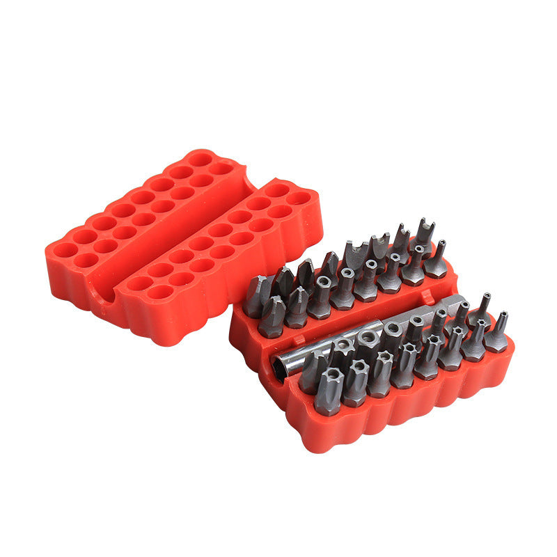 33PCS Torx Hex Star Security Screwdriver Bit Set – Magnetic Extension Holder | Tamper Proof Woodworking Tools