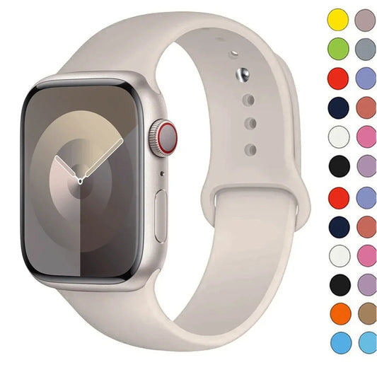 Silicone Sport Band for Watch – Multiple Sizes & Colors