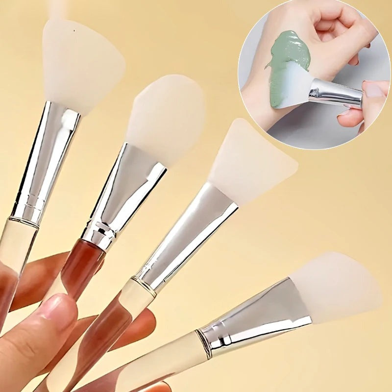 Silicone Face Mask Brush Applicator – Skincare Spatula for Mud & Cream