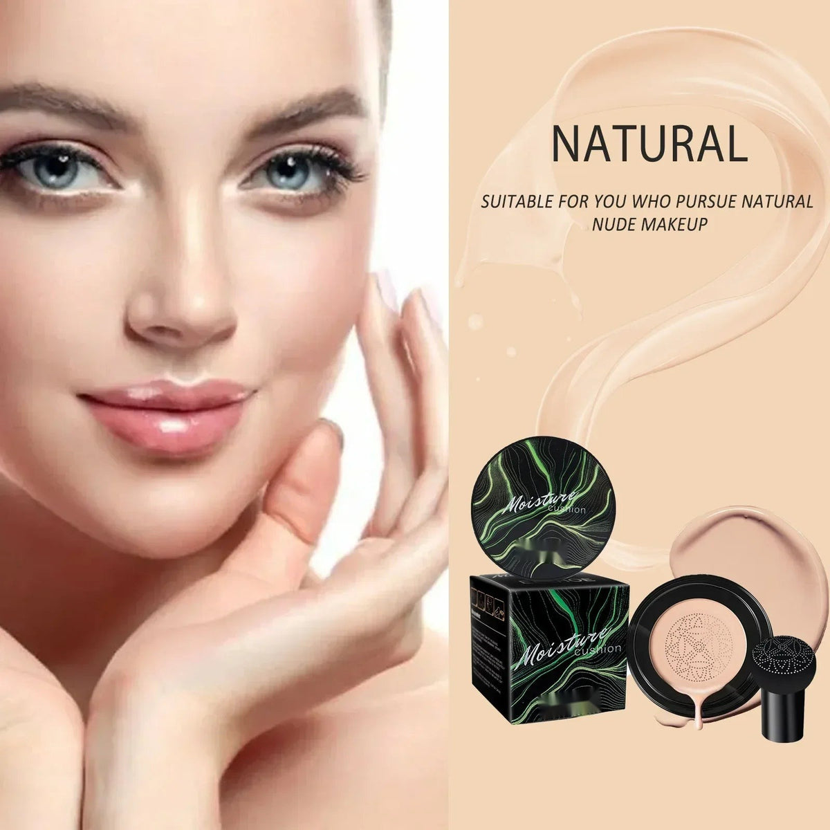Moisturizing Waterproof CC Cream Foundation with Applicator