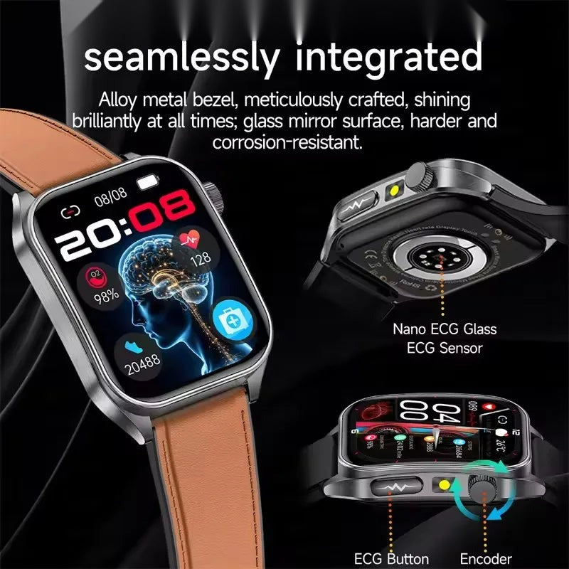 Smartwatch with Heart Rate Tracking, AI Assistant & AMOLED Display