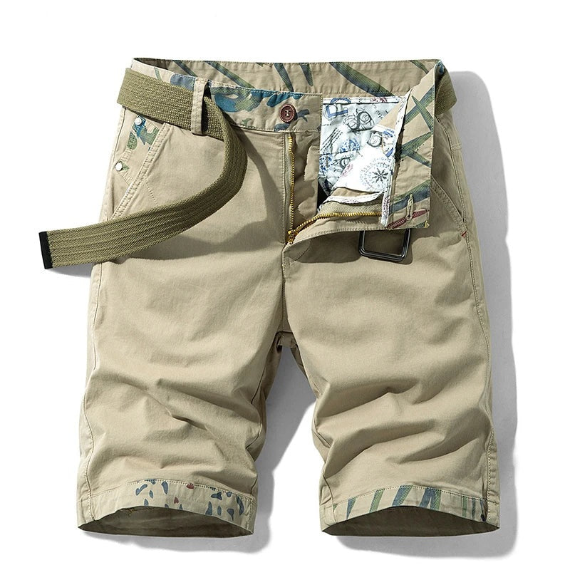 Men's Cargo Shorts - Casual Bermuda Beach Jogger Shorts for Summer
