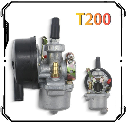 T200 Carburettor with Air Filter - 49cc to 80cc Motorised Bicycle Engines