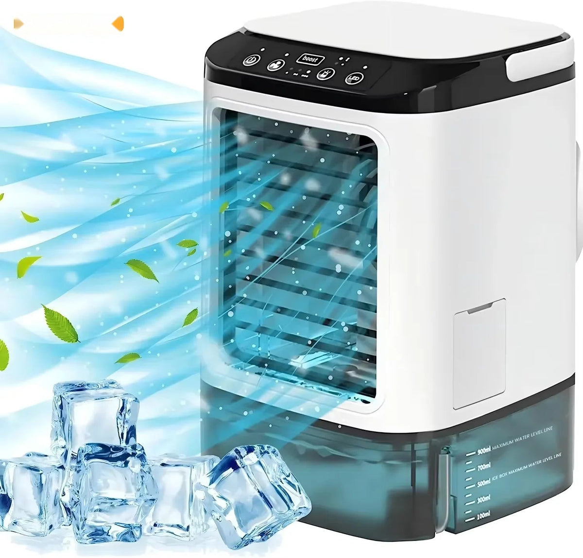 Quiet Desktop Misting Cooler – Portable USB Humidifier Fan for Home & Office
