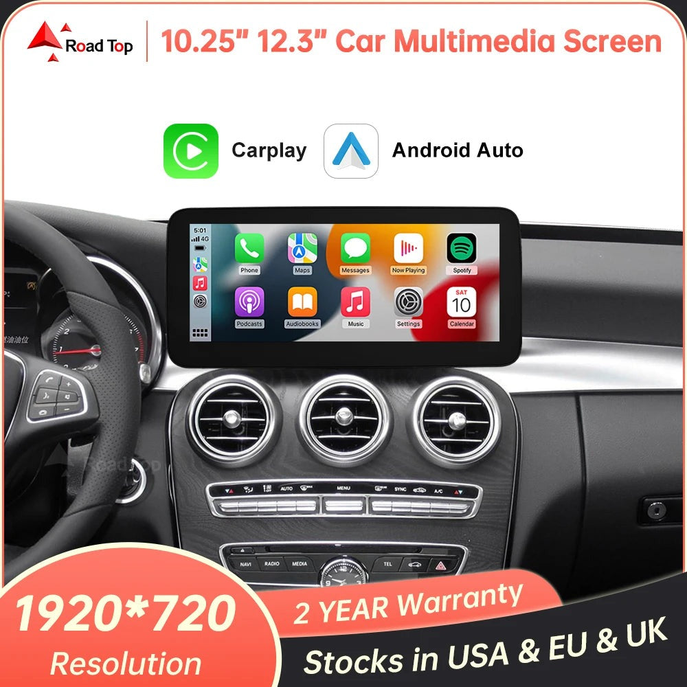 Wireless CarPlay & Android Auto Display for C, GLC, V, A
