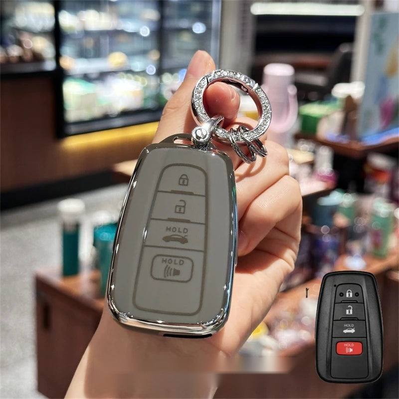 Key Fob Cover for RAV4 Highlander Camry Corolla (2018-2024)