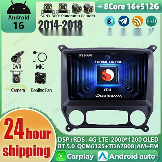 Silverado Car Stereo with CarPlay & Android Auto