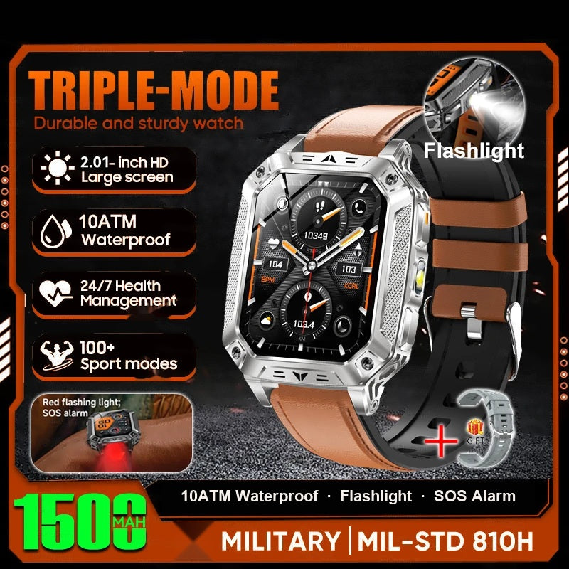 Rugged Smart Watch — 1500mAh, 10ATM Waterproof, BT Calling - photo 15