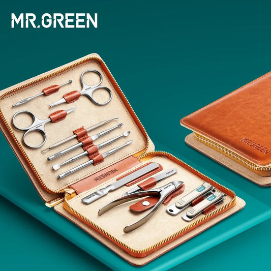 12 in 1 Manicure Pedicure Set with Portable Travel Case - Gift Idea