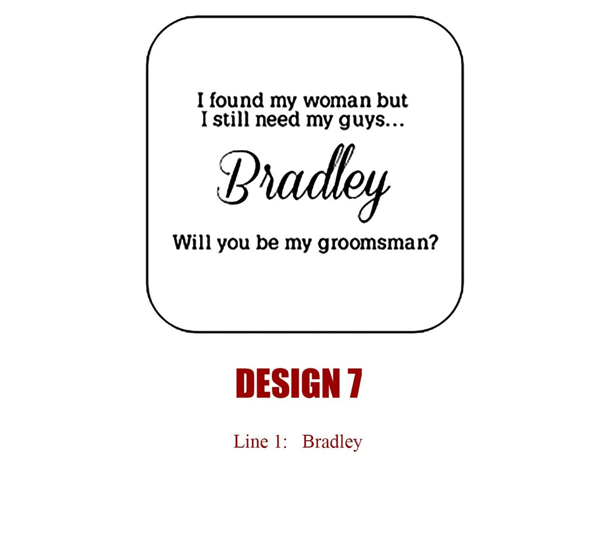 Personalized Wooden Cufflinks - Custom Gift for Groomsmen and Dad - photo 12