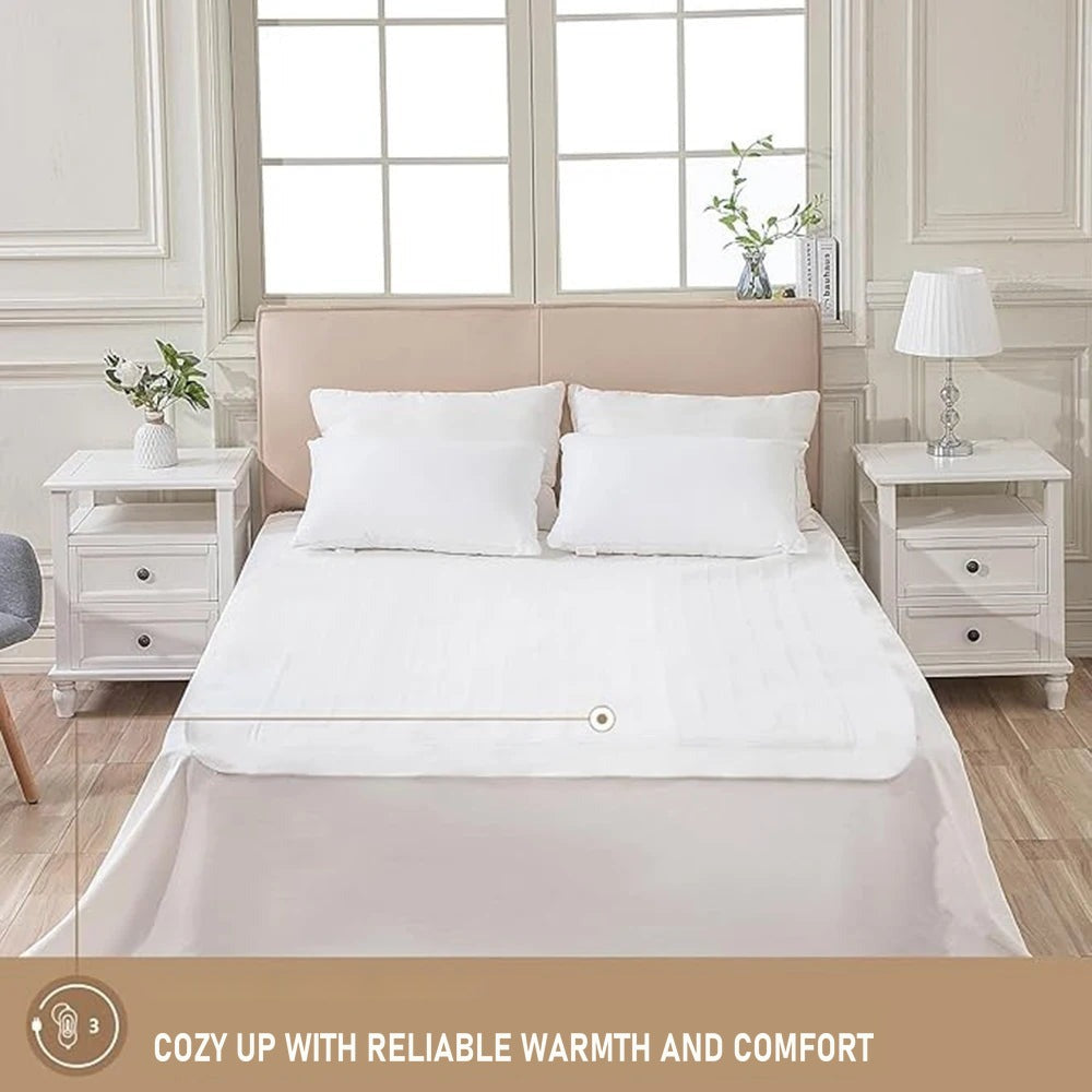 Electric Heated Mattress Pad with Timer, 160x130 cm (220V)